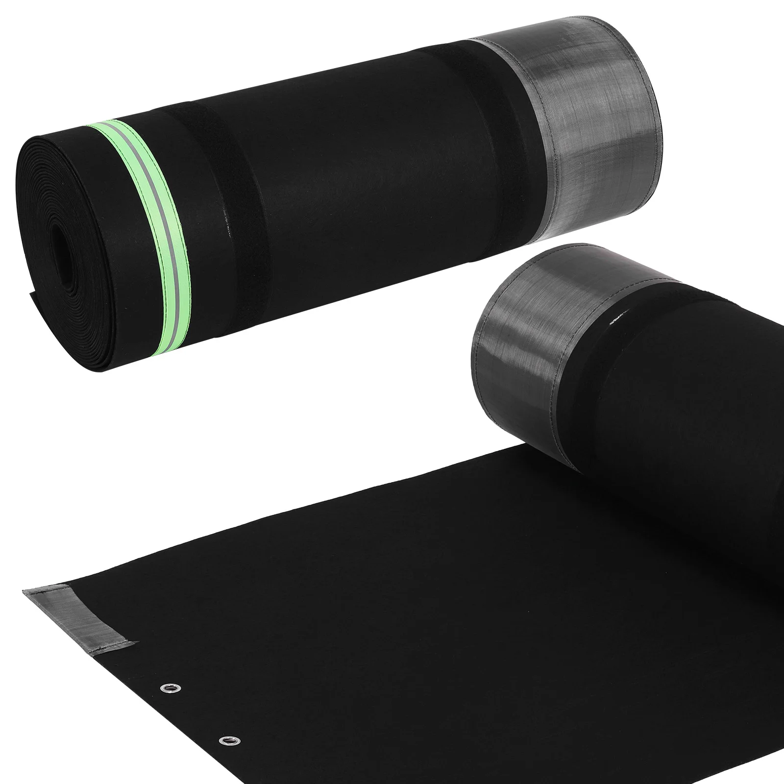 

Ветрозащитные юбки-накладки для прицепов с плотно расположенными металлическими пластинами, водонепроницаемые, для наружной отделки мобильных домов, простая установка