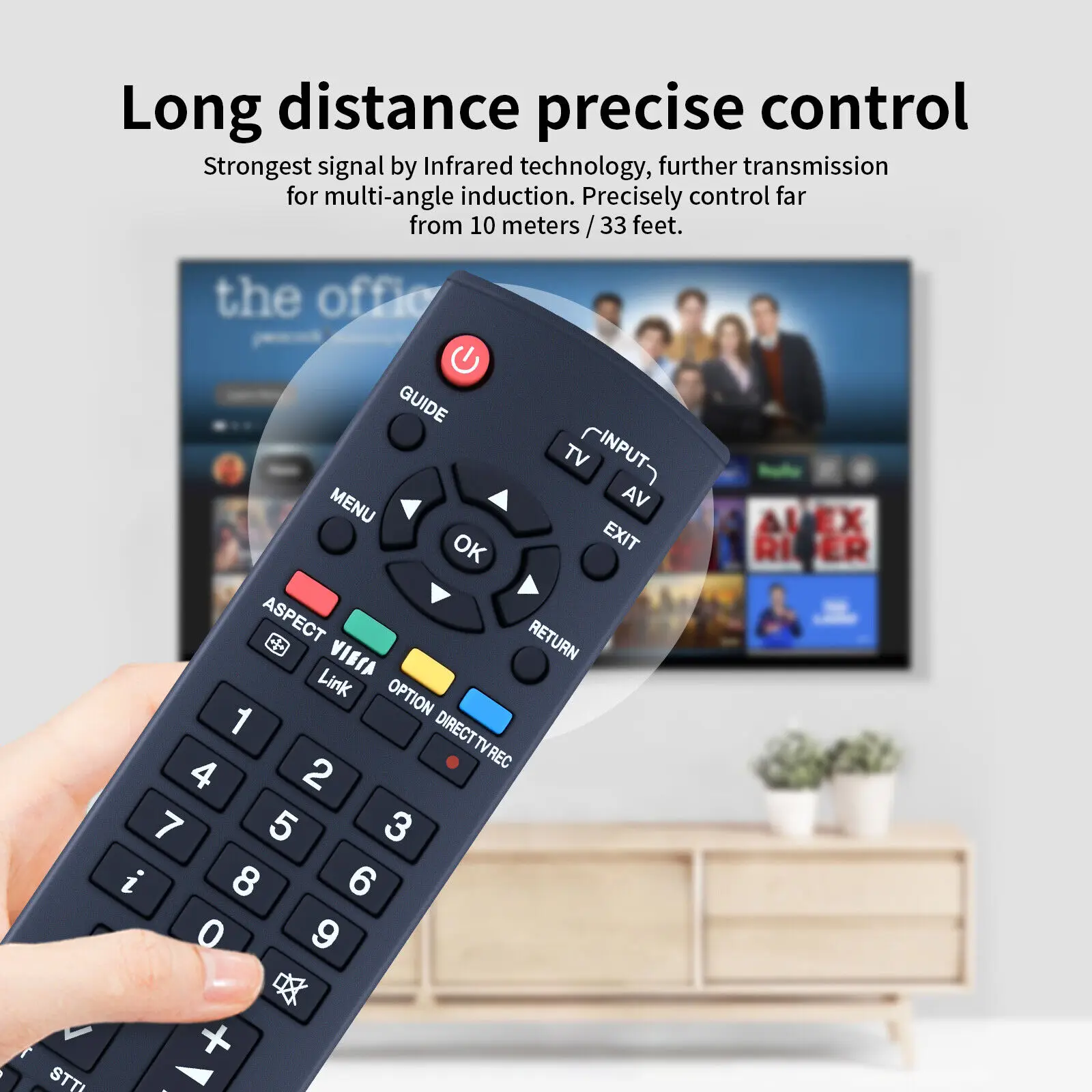 TV Remote Control For Panasonic TC-26LX70 TC-32LX70 TC-26LX85 TC-32LX85 TC-L42U22 TC-P50C1 TC-P50C2 TC-P42U2 TC-P46C2 TC-P46S2