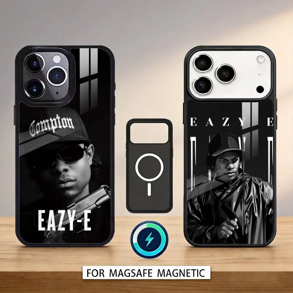 

Charismatic E-Eazy E Rapper Phone Case For iPhone 17,16,15,14,13,12,Pro,Max For Magsafe Magnetic Wireless Charging