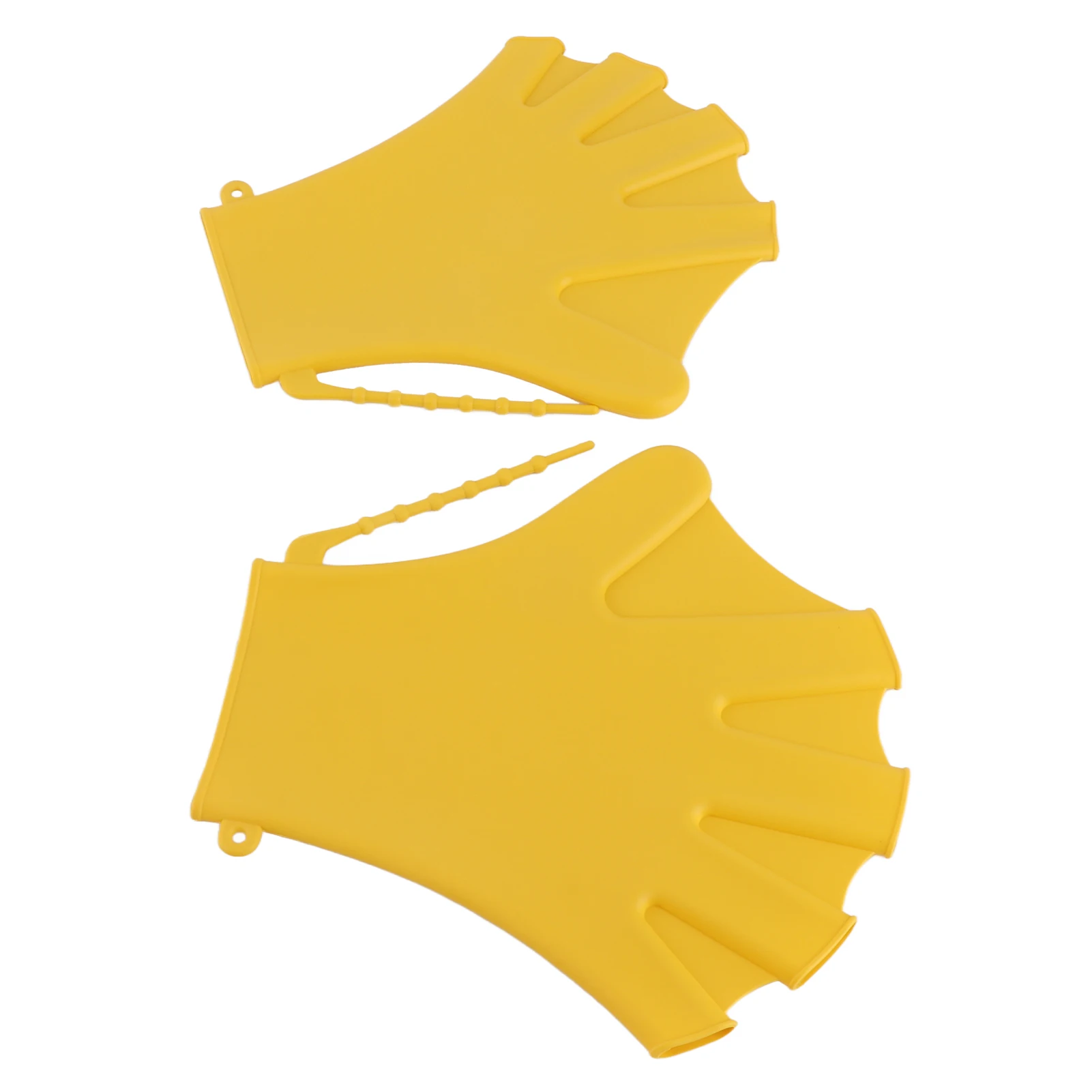 1 زوج قفازات السباحة Webbed اللياقة البدنية مقاومة للماء قفازات التدريب السيليكون السباحة الغوص قفاز السباحة التدريب القفازات