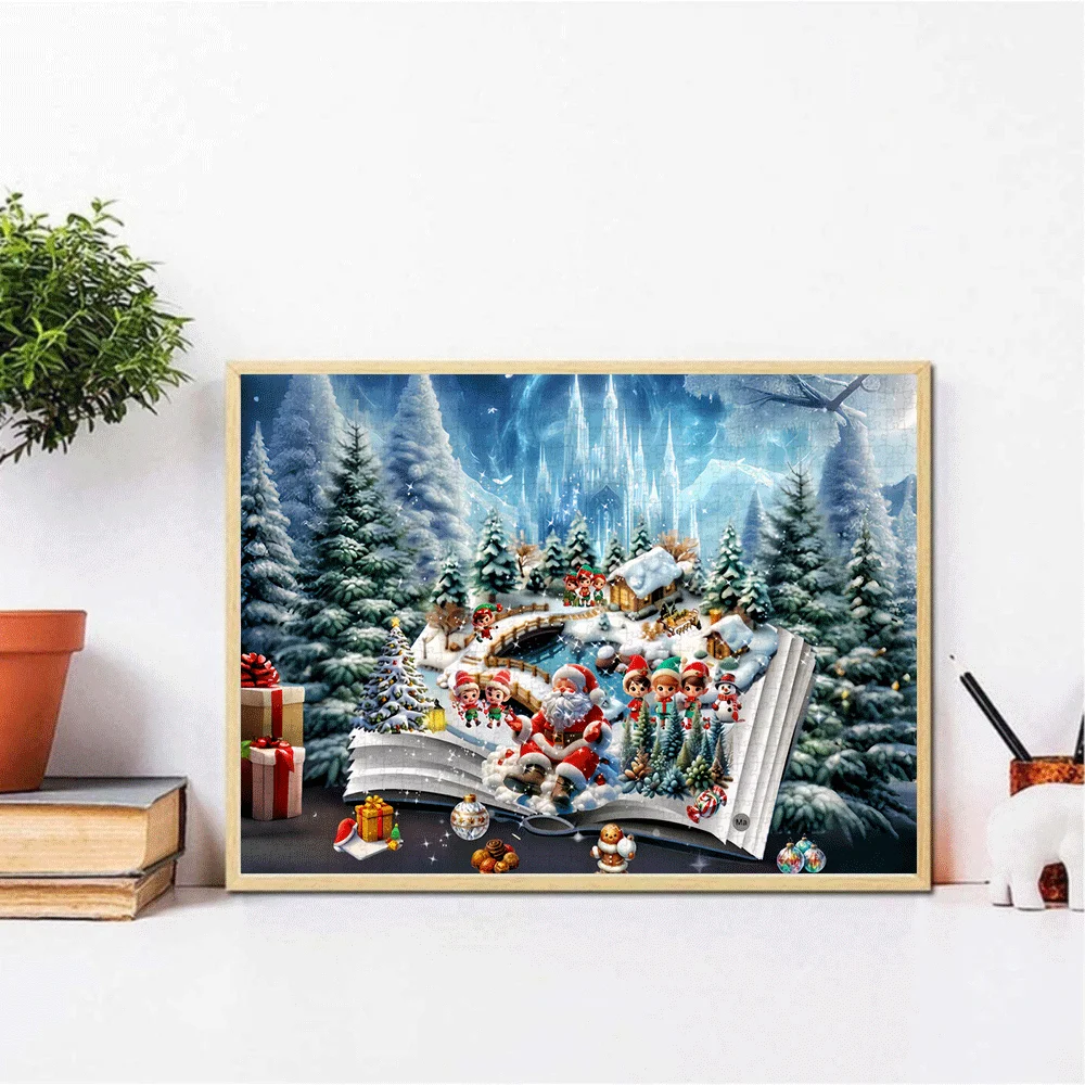 Puzzle di carta lupo 1000 pezzi Puzzle di grandi dimensioni Giocattoli Giochi per adulti Regali Giochi interattivi per la famiglia Puzzle Decorazione domestica fai da te Cervello Chall