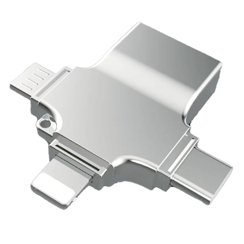 Устройство чтения карт OUVU-SD Адаптер для микрокарт 4 в 1 USB 3.0 Micro-Sd к USB Устройство чтения карт USB для интерфейса Apple OTG Adaptador