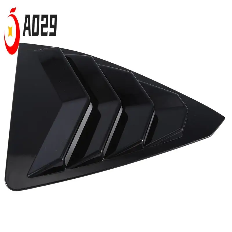 

A029-1Pair Car Rear Side Window Louver Scoop Shutter Cover Trim For Toyota Lexus ES 350 300H Air Vent Shade Spoiler Deflector