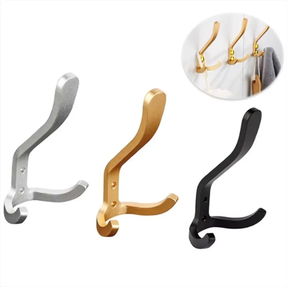 Wieszak na ręcznik Czarny Złoty Srebrny Wieszak na szlafrok Wodoodporny, nierdzewny wiszący uchwyt na klucze Oszczędność miejsca Mocne łożysko Wieszak na ubrania Toaleta