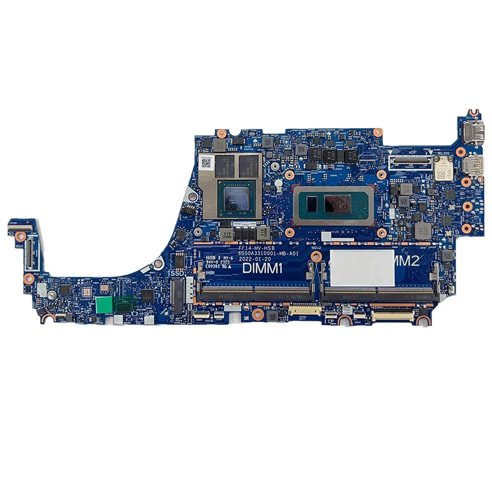 6050A3310001-MB-A01 For HP Zbook Firefly 14 G9 Laptop Motherboard Notebook Mainboard With CPU: I7-1255U GPU: QN20-M1-R-A1 2GB