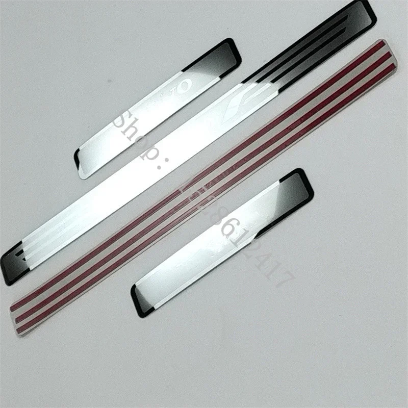 for Volvo  XC60 XC90 V90 V60 XC40 S60 Stainless Steel Sticker Door Sill Scuff Plate Guards Threshold Pedal Trim Car Accessories