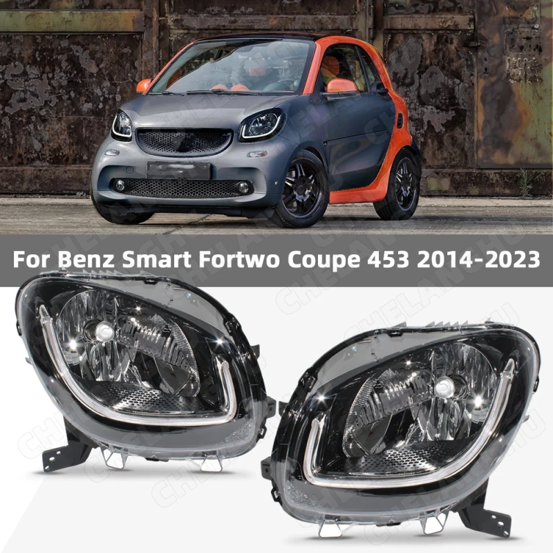 

Headlight For Mercedes Benz Smart Fortwo Cabriolet Coupe 453 2014 2015 2016 2017 2018 2019 Front Headlamp DRL Car Accessories