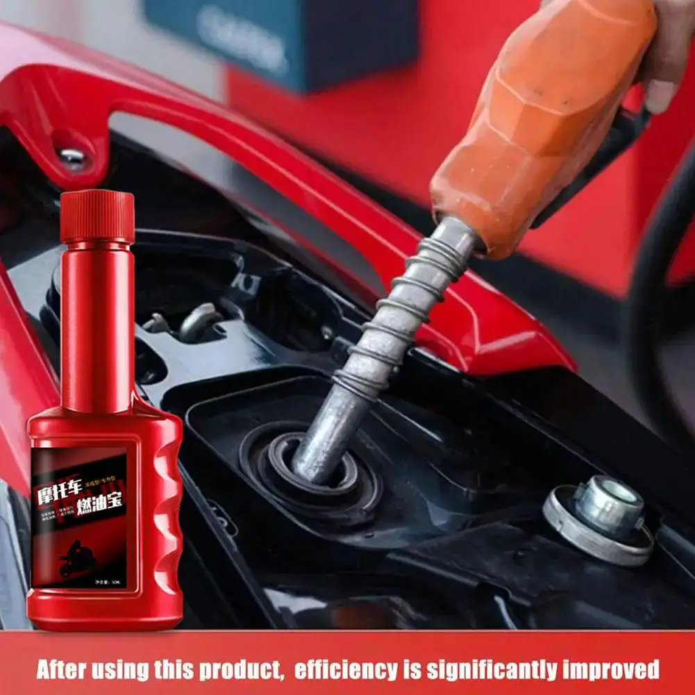 Motorcycle Engine Additive Injector Cleaner for Performance Efficiency 36 ML Oil Saver Additive Reduces Consumption Emission