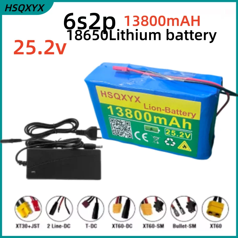 25.2V 13800mAh Rechargeable Lithium Battery Pack 6S2P , Suitable for Power Supply of Electric Toys, Electronic Products etc