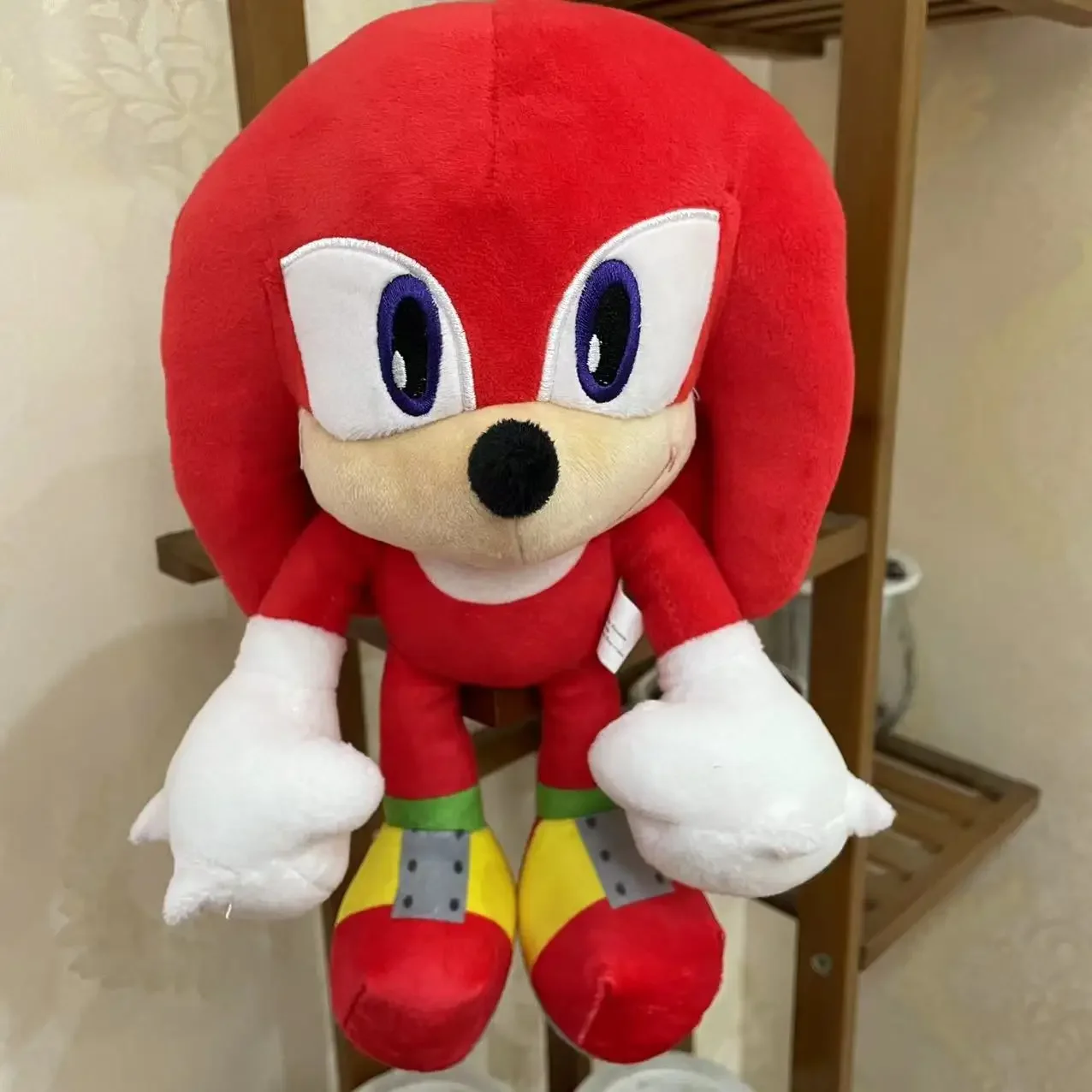 30cm Anime Knuckles the Echidna Plush Toys Cute Red Echidna Stuffed Plush Doll Cartoon Toys Kids Gifts