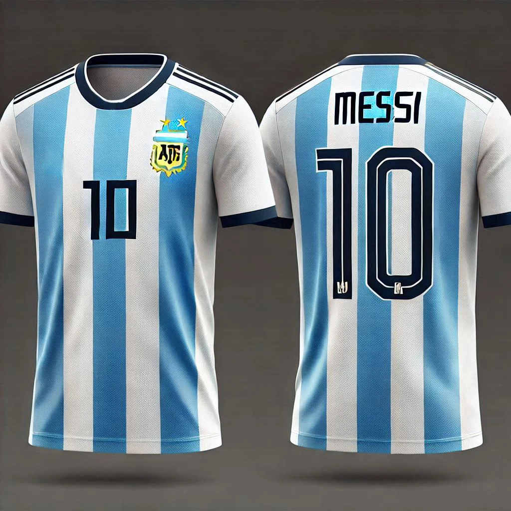 New Argentinian Style No.10 Soccer Football Jersey Breathable Quick Drying 3D Print Training Games Top T-shirts Official Website