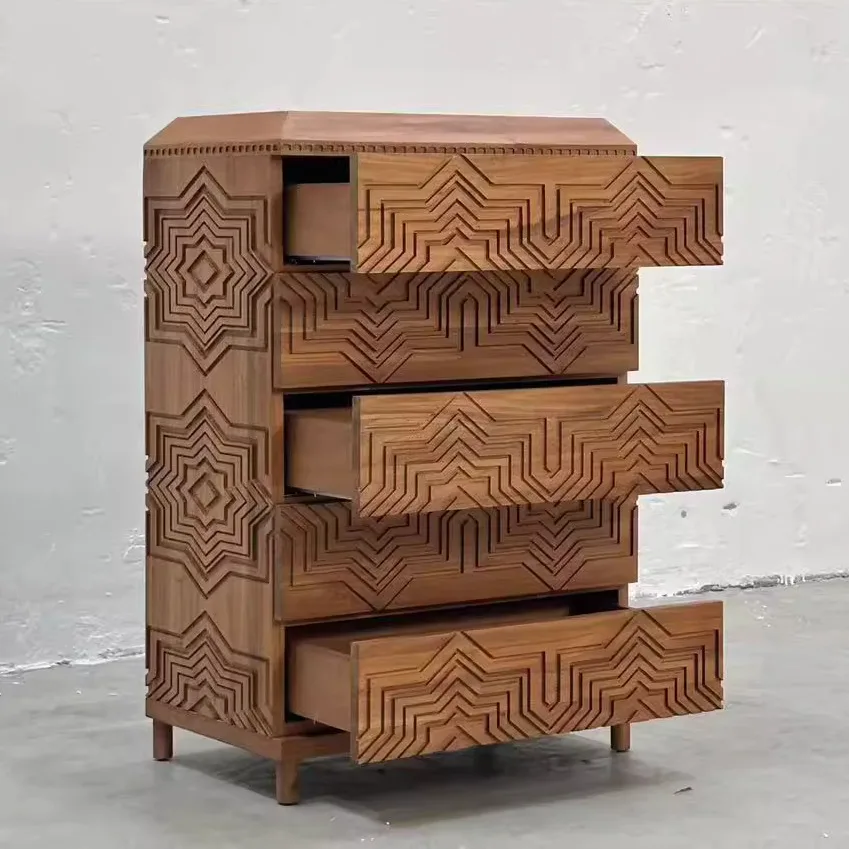 

✗x Wood Entrance Cabinet American Luxury Sideboard for Home & Hotel Furniture New Living Room Storage Cabinet&