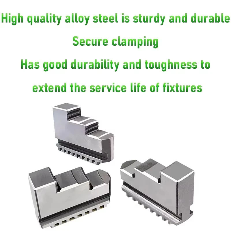 Chuck Three Jaws K11-80 K11-100 K11-125 K11-130 K11-160 K11-200 Universal Three-jaw Chuck Card Foot 3Pcs/Set Mechanical Lathe