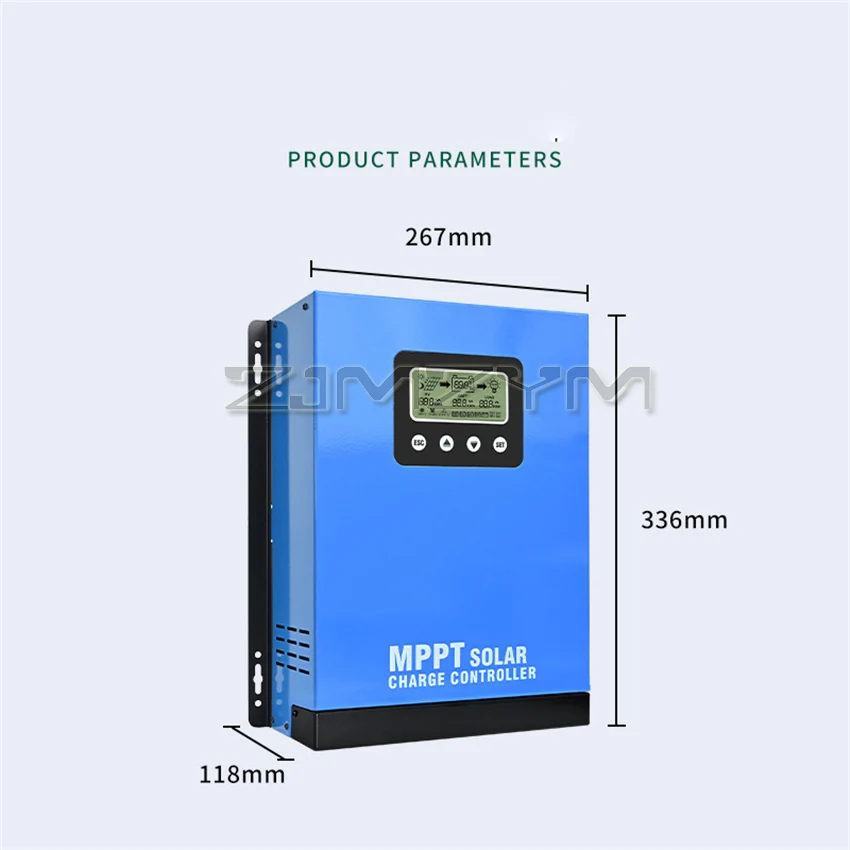 MPPT Solar Controller 120A 12V-48V Photovoltaic RV Home Energy Storage Control System Waterproof level IP21 Battery  9-64V