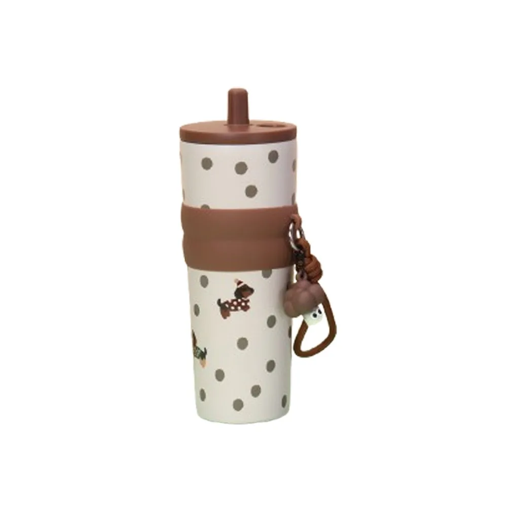 

Портативная изоляционная чашка из нержавеющей стали емкостью 700 мл с соломенной вакуумной чашкой, герметичная автомобильная чашка для активного отдыха