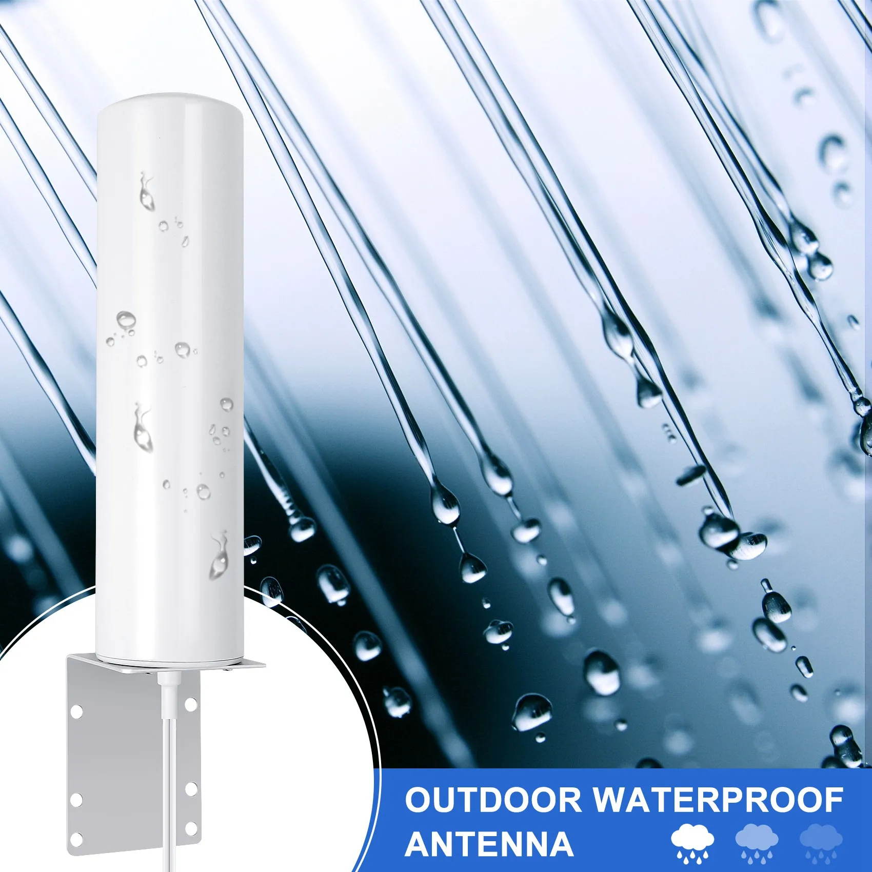 Antena externa 3G 4G LTE externa com conector SMA deslizante duplo de 5M para roteador 3G 4G Modem-BCBW