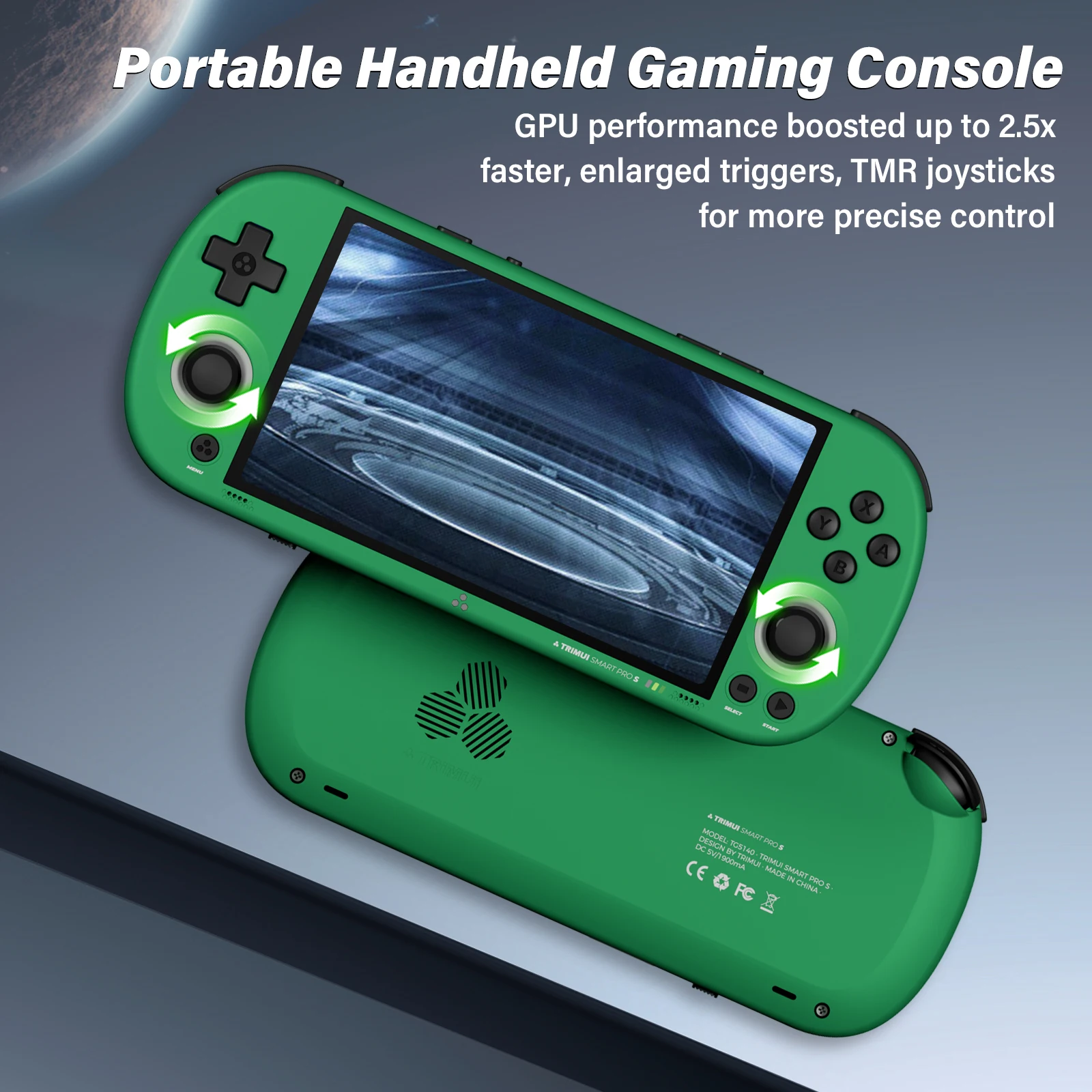 Emulator Portable Console for TrimUI Smart Pro S Handheld Game Players Emulator 4.96 Inch 720p HD IPS Screen Linux System