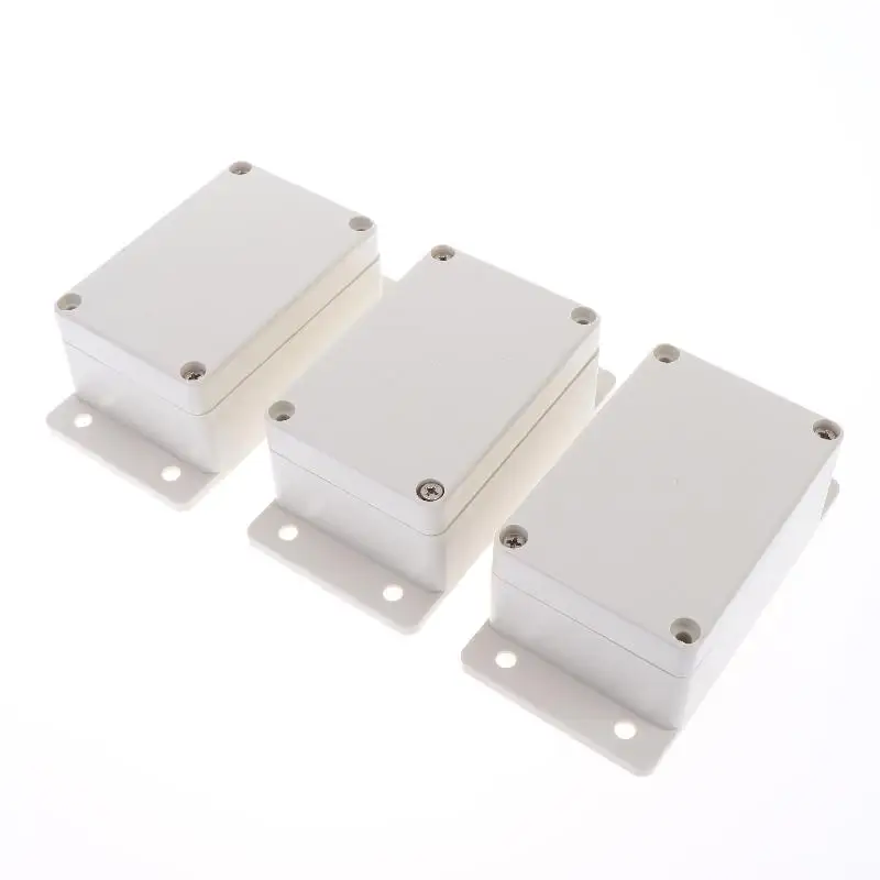 New 3pcs ABS Plastic Shell 100x68x50mm Waterproof Electronic Project Box DIY Enclosure Instrument Case Electrical Supplies