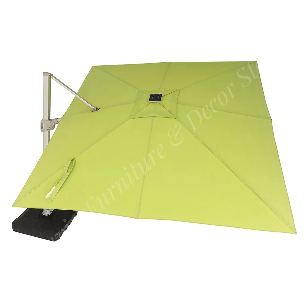 3*3m Modern Aluminum Garden Cantilever Automatic Outdoor Umbrella for Courtyard & Hotel Use Outdoor Furniture Parasol