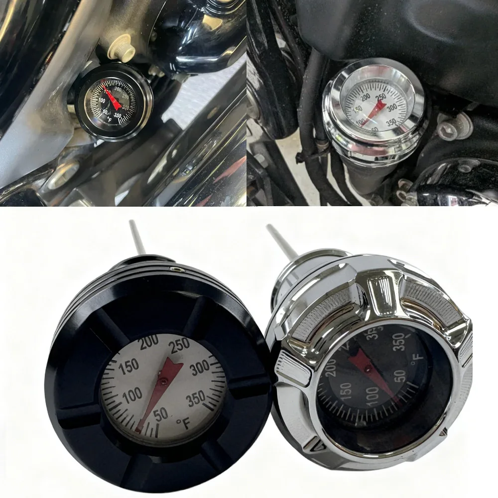 

Motorcycle Aluminum Oil Temperature Dipstick for Harley Softail Breakout FXBRS FXBR Deluxe FLDE Fat Street Bob FXBB 2018-2024