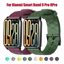 Silicone Strap For Xiaomi Mi Band 9 Pro 8Pro Smart watch Watchband Accessories For Redmi Watch 4/ 5 Replacement Sports Bracelet