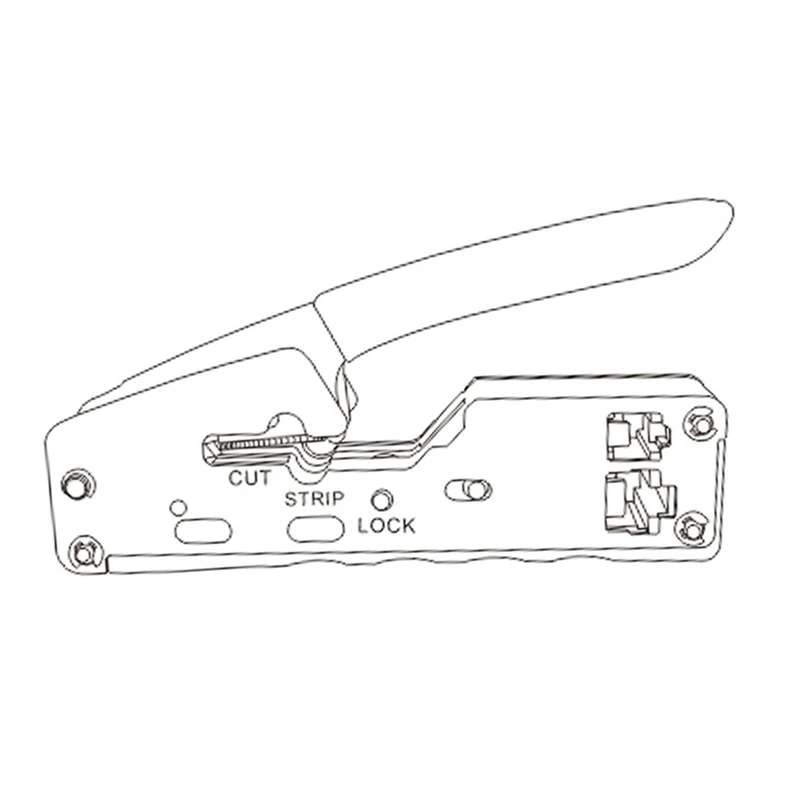 네트워크 크림퍼 케이블 스트리핑 플라이어 스트리퍼, 이더넷 케이블 커터, Cat5 Cat6 Cat5e 커넥터, RJ45 RJ11