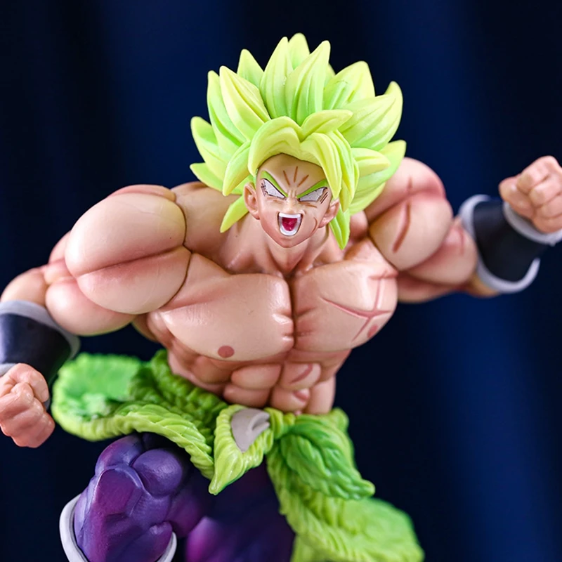 Dragon Ball Z Broly Figurka Ruchoma Super Saiyan 3 Son Goku Anime Figurka akcji Kolekcja Lalka Figurka 21 cm Model Zabawki Model