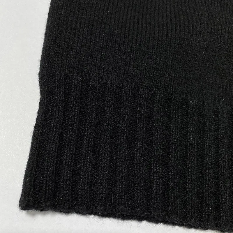 Men Solid Color Knitted Wool Hat for Women Lovers Hat Autumn and Winter Warm Casual Ring Kintted Hat