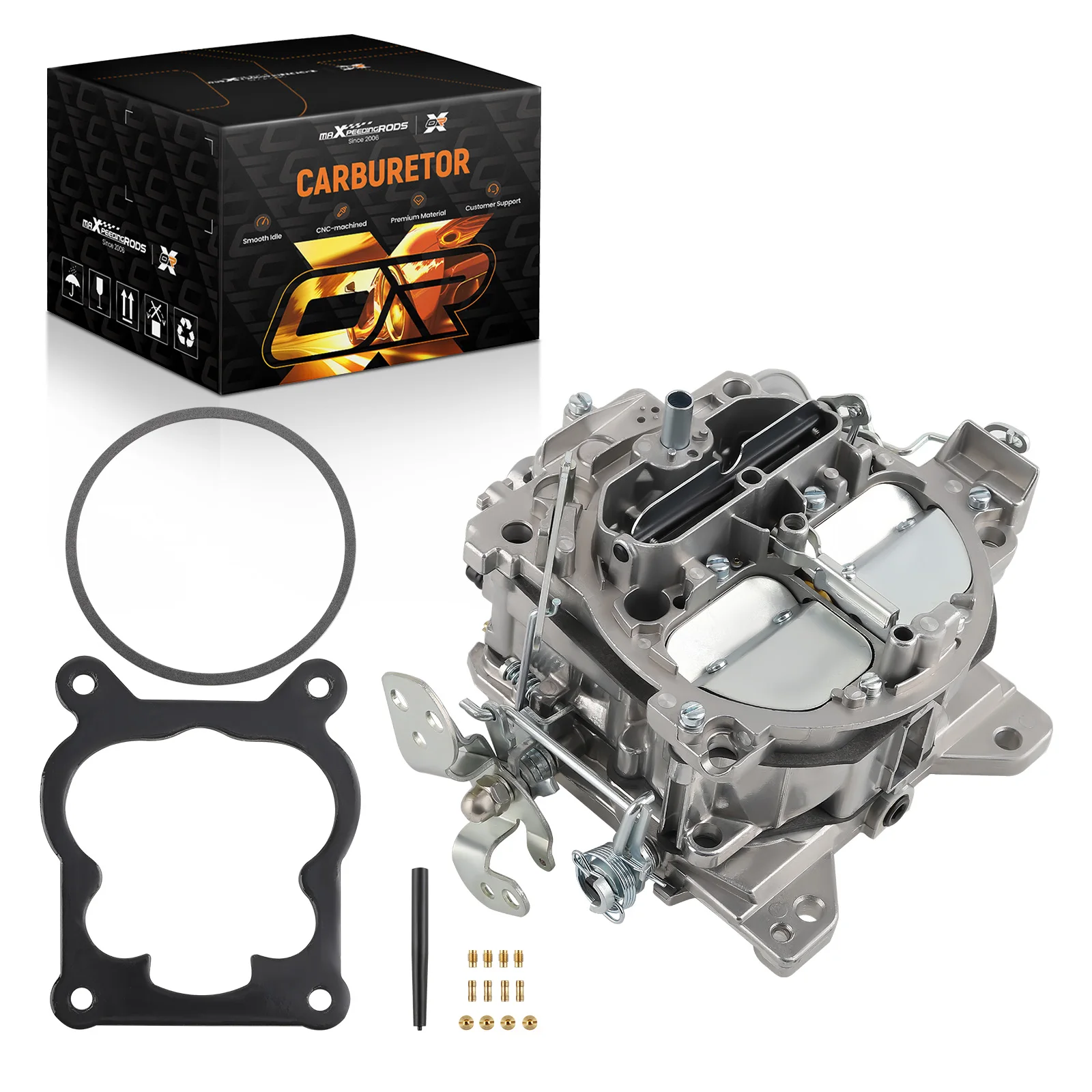 4-Barrel Carburetor for Chevrolet Camaro Bel Air 350cu V8 5.7L Manual Choke Carburetor 7026202 7026203