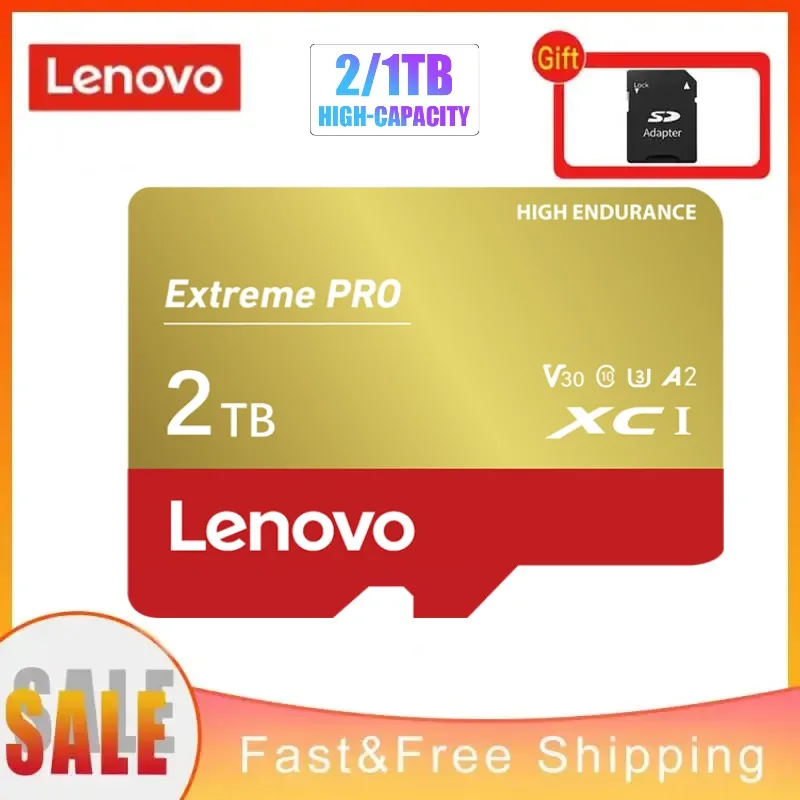 Флеш-карта памяти Lenovo C10 A1, 512/256/128 ГБ, 1 ТБ