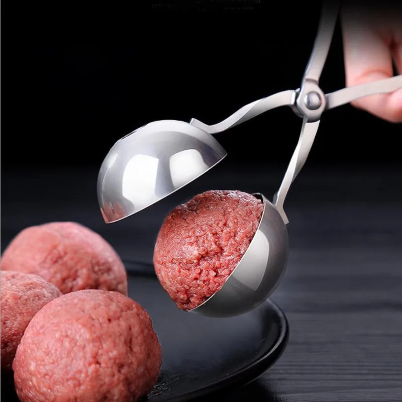 Stainless Steel Meatball Maker Clip Fish Meat Ball Rice Ball Making Mold Form Tool Kitchen Accessories Gadgets