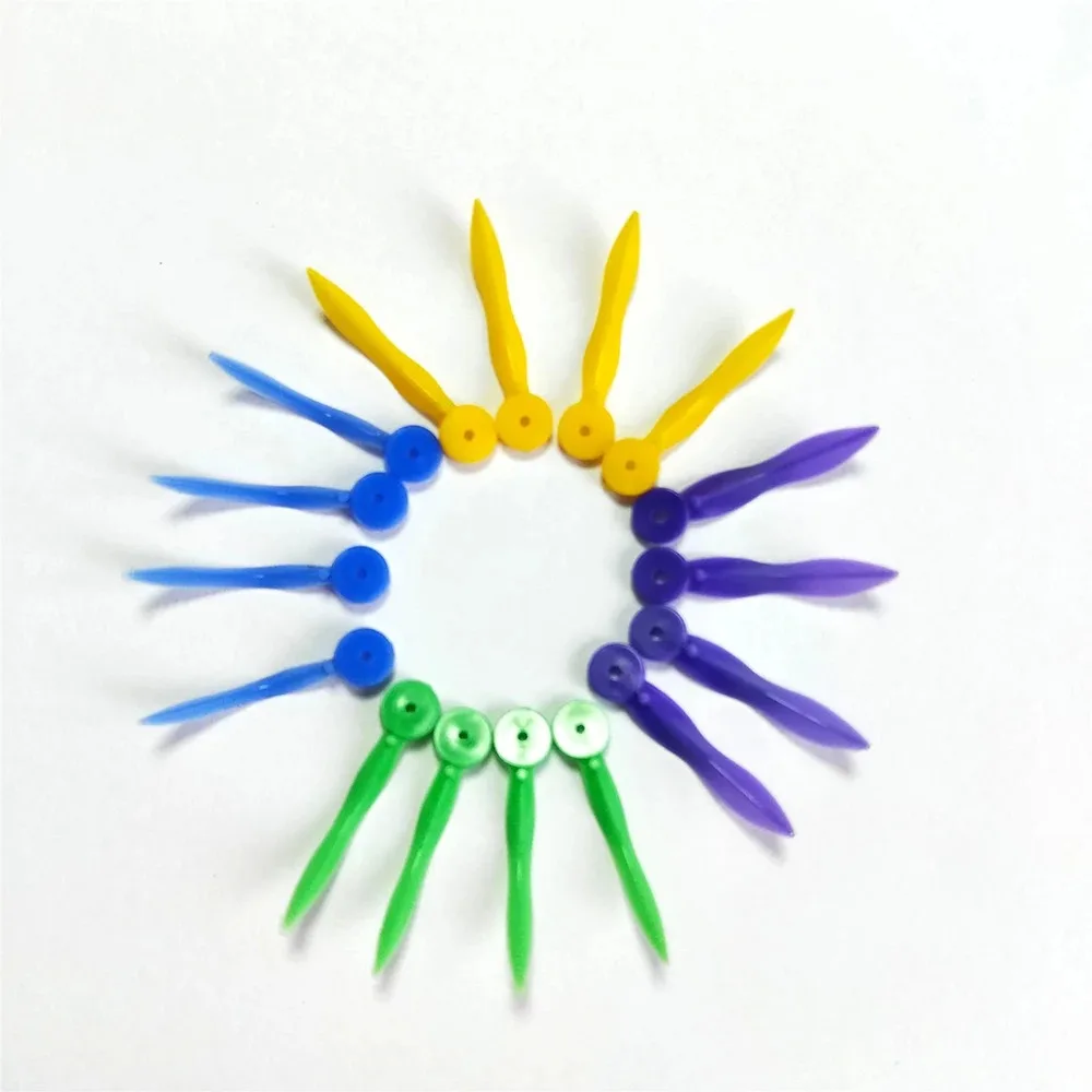 XS/S/M/L Disposable Dental Tooth Gap Wedges with End Circular Holes Plastic Wedge 4 Size Dentistry Oral Care Accessories