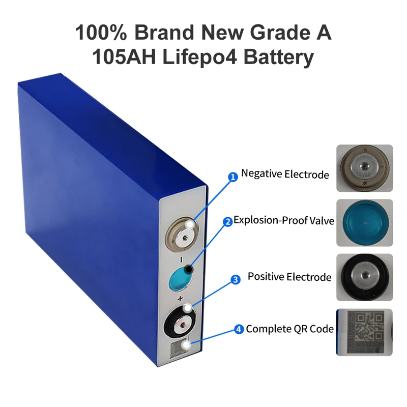 Hot Product EVE 3.2V 50AH 90AH 105AH 200AH 230AH 280AH 304AH Lifepo4 Battery