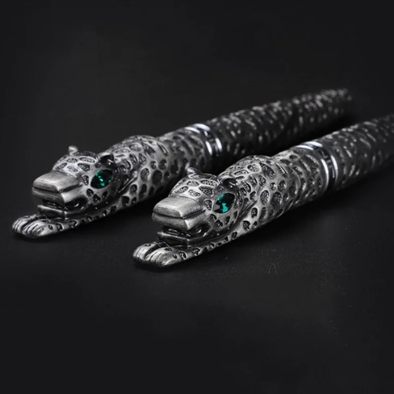 

A+ Luxury Jinhao Panther Metal Fountain Pen EF/F/M/Bent Nib Writing Office Ink Pen