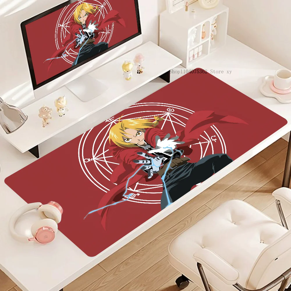 Full Metal Alchemist Non-slip Mouse Pad Suitable For Office Computers Laptops E-sports Game Desk Mats XXL Keyboard