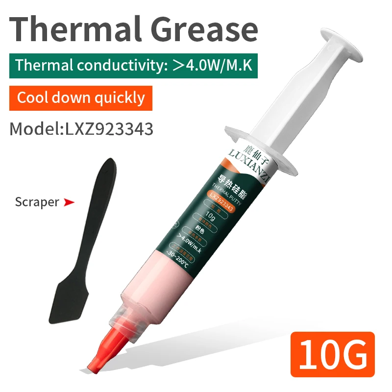 LUXIANZI Thermal Conductive Silicone Grease 4/8/10W/mk Phone Computer Repair CPU GPU Heat Sink Cooling Heat dissipating Paste
