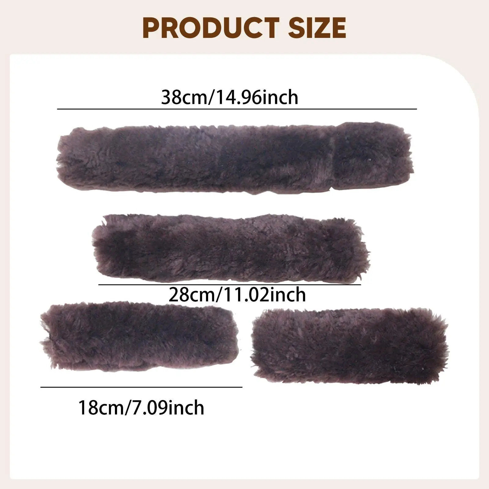 4 قطع من أغطية رسن الخيول، أغطية أنابيب رسن قطيفة بديلة ناعمة قابلة للتنفس لمقطورة التثبيت اليومية #6