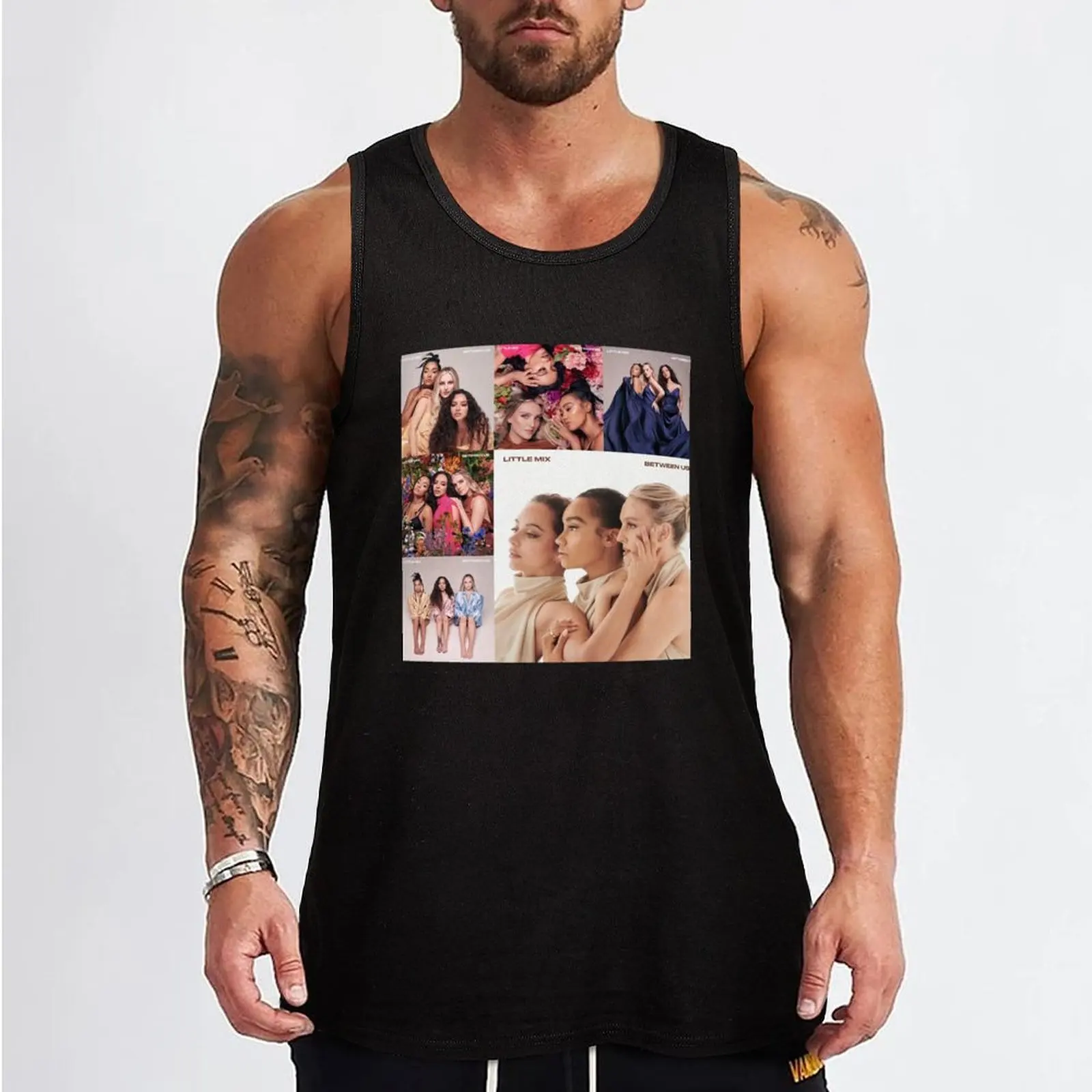 Reward Little Mix Retro Wave Tank Top sleeveless shirt man gym gym shirt man gym clothing men