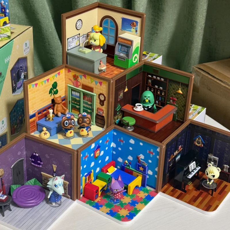 Re-Ment Animal Crossing Happy Home 2 Miniature Scene Anime Character Figure Cartoon Room Decor Birthday Gift - view 6