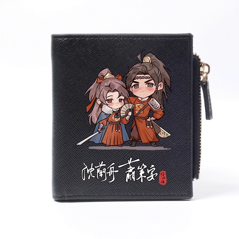 Qiang Jin Jiu Cute Anime Wallet Shen Lanzhou Xiao Cean Cosplay Cartoon Casual Student Coin Purse Men Women Fashion Wallets Gift