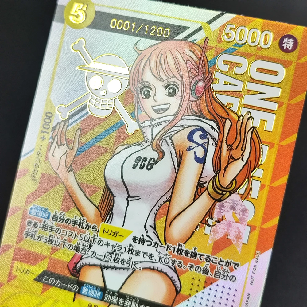Self Made One Piece OPCG Japanese Nami OP08106 SR Egghead/Straw