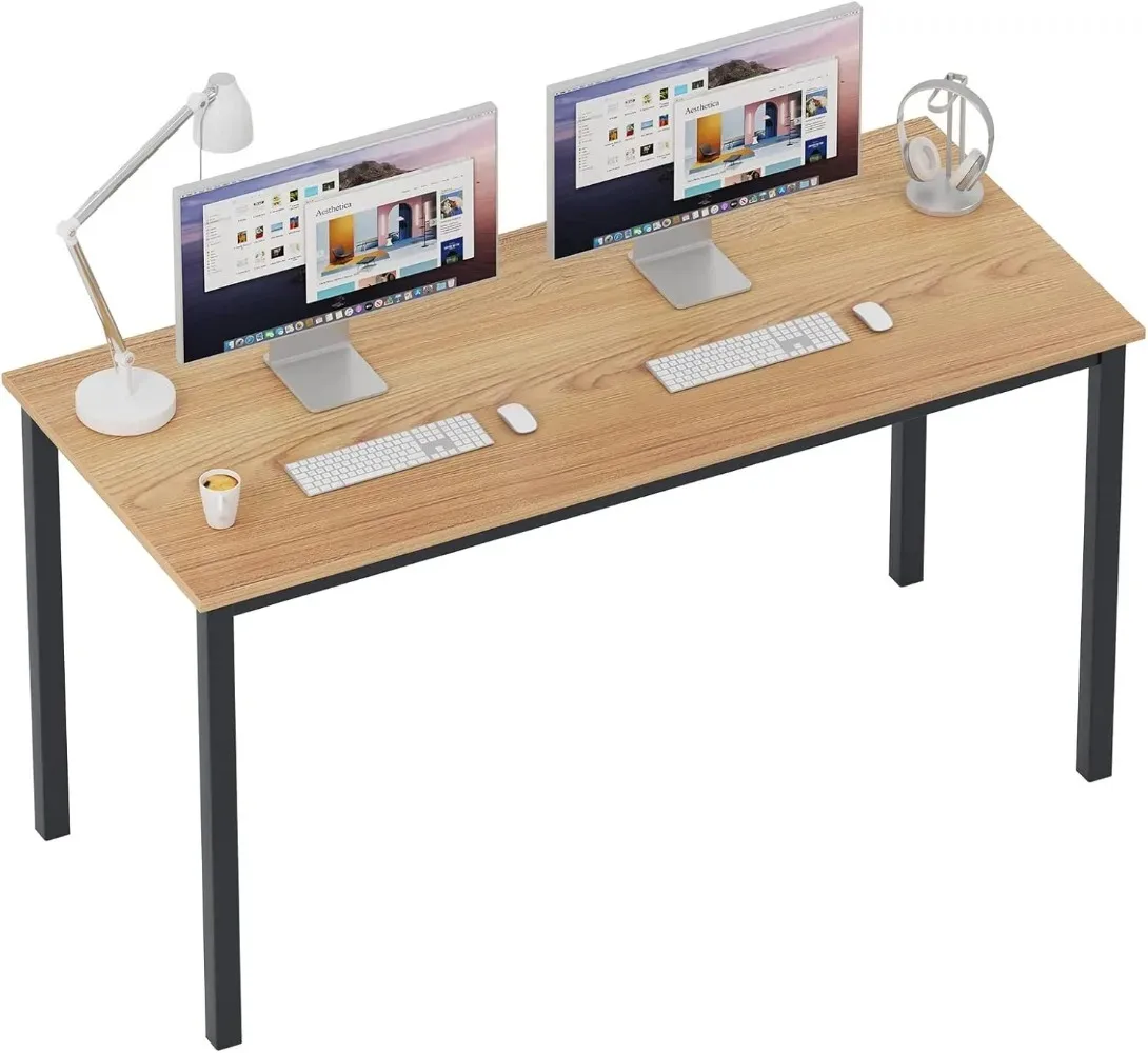 Computer Desk 63 Inches Large Size Office  Gaming Desk Computer Table with BIFMA Certification Sturdy Office  Writing Desk