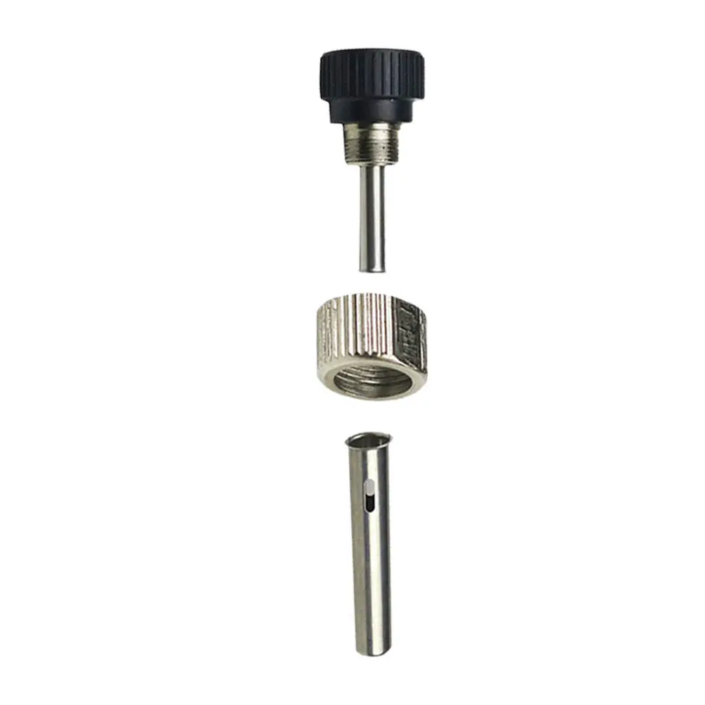 3Set Soldering Station Hand Parts Stainless Steel Sleeve Bakelite Handle Nut Electric Welding Repair Accessories for 936