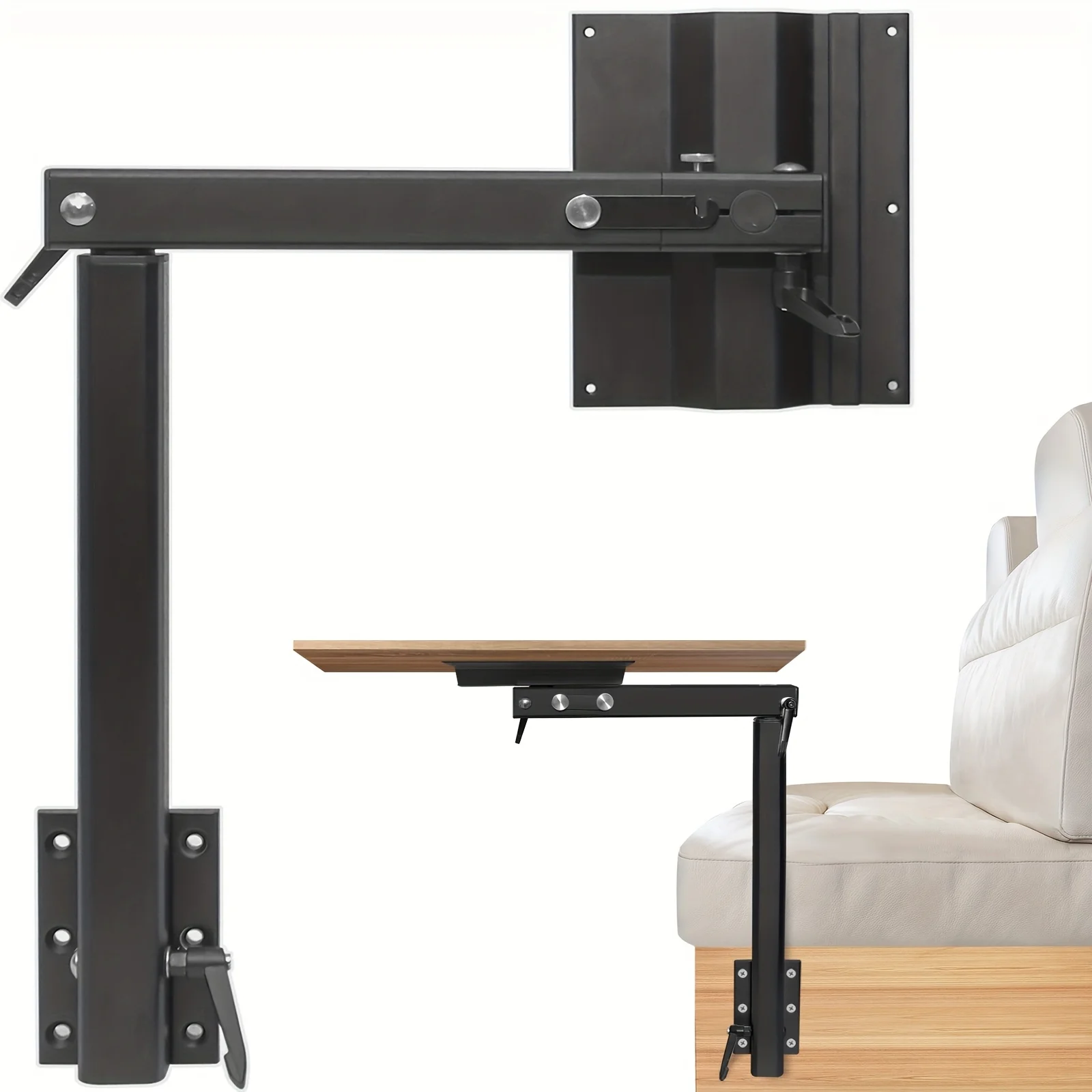 Latest Lagoon Table with Side Folding Wall Function, 360° Swivel Removable Design, Fast Local Shipping & Free Delivery