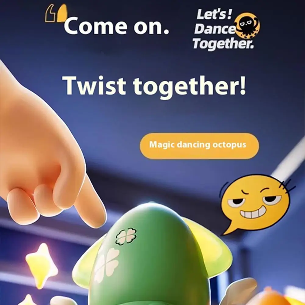 

New Dancing Octopus Kid Electronic Pet Toys Cartoon Interactive Development Moving Education Toddler Toys Dancing Octopus Gift