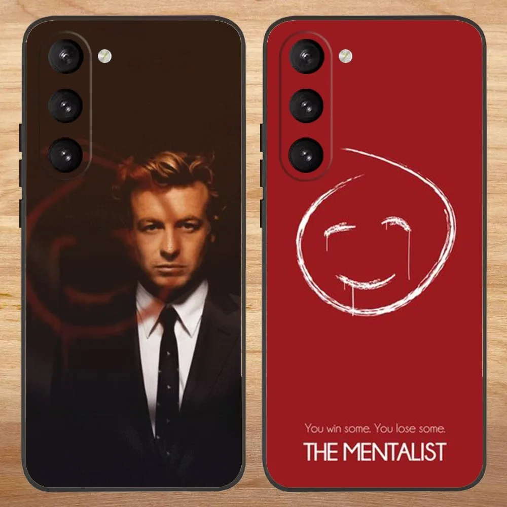 Red John The Mentalist Phone Case For Samsung S23,23,22,30,21,10,9,Note20 Ultra,Lite,Ultra,5G,Plus,FE,Black Soft Case