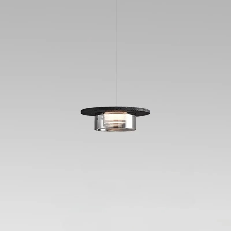 

Italian minimalist bedroom bedside pendant light, modern minimalist restaurant bar counter entrance glass pendant light