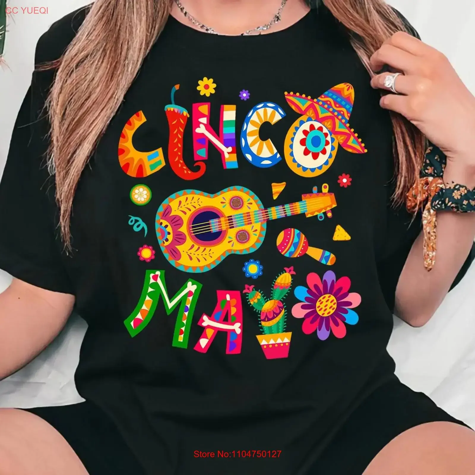 Happy Cinco De Mayo T Shirt Mexican Fiesta Festival  vintage Washed designer clothes Top For Everyday Wear fashion Slightly