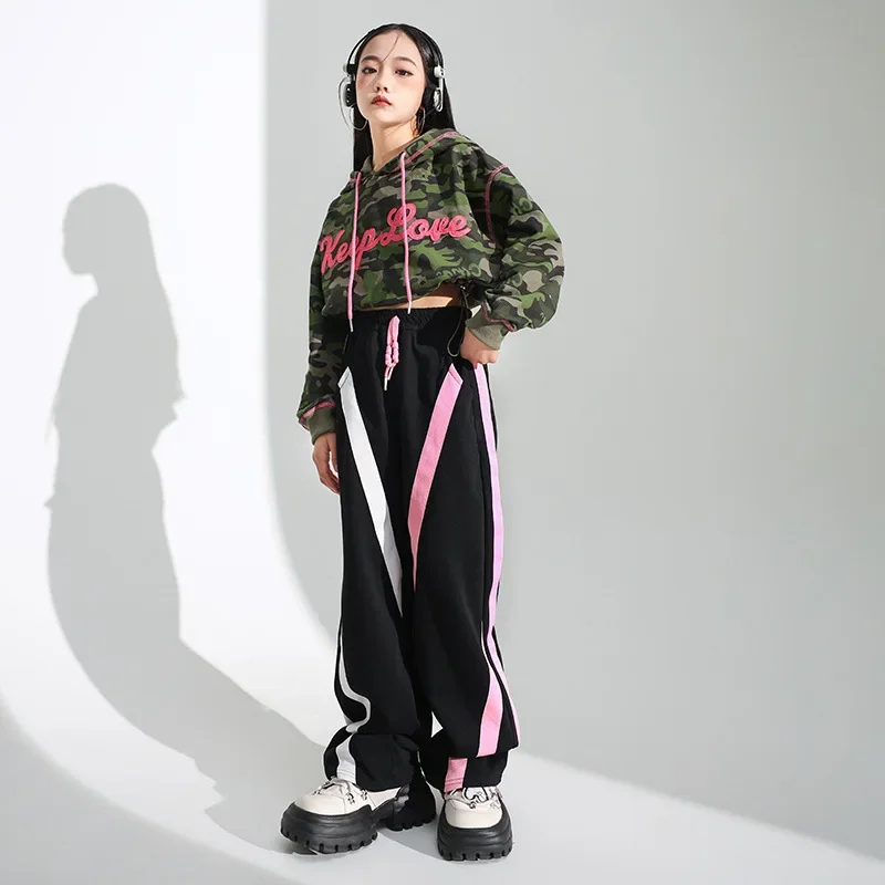 Children's Jazz Dance Performance Costume Hip-hop Modern Jazz Dancing Outfits Kids Model Walking Competition Jazz Dance Suit