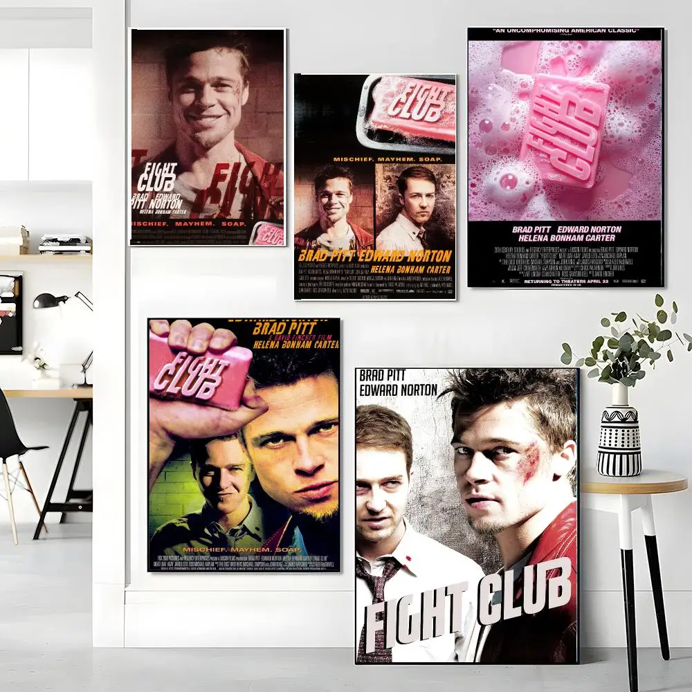 classic movie F-Fight Club 1999-B Painting Calligraphy Artwork for Living Room Bedroom Office Home Decor